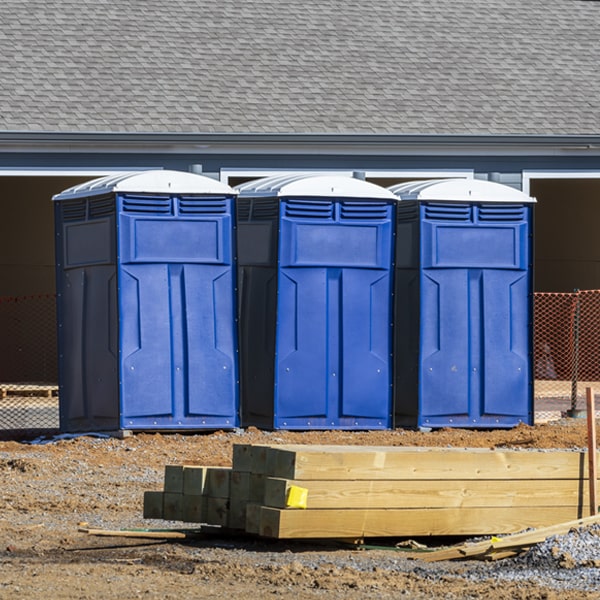 are there any restrictions on where i can place the portable toilets during my rental period in White Heath IL